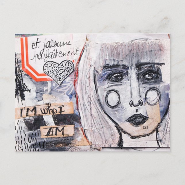 Carte Postale Je suis (Devant)
