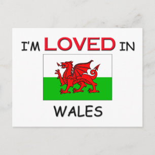Carte Postale Je suis adoré dans les WALES