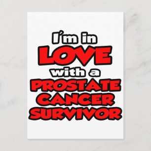 Carte Postale Je suis amoureux d'un survivant du cancer de la pr