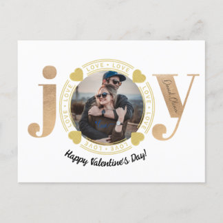 Carte Postale Je suis heureux de passer la Saint Valentin avec v