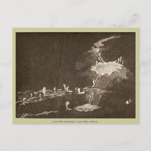 Carte Postale je suis l'eggman (Devant)