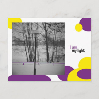Carte Postale Je suis ma lumière