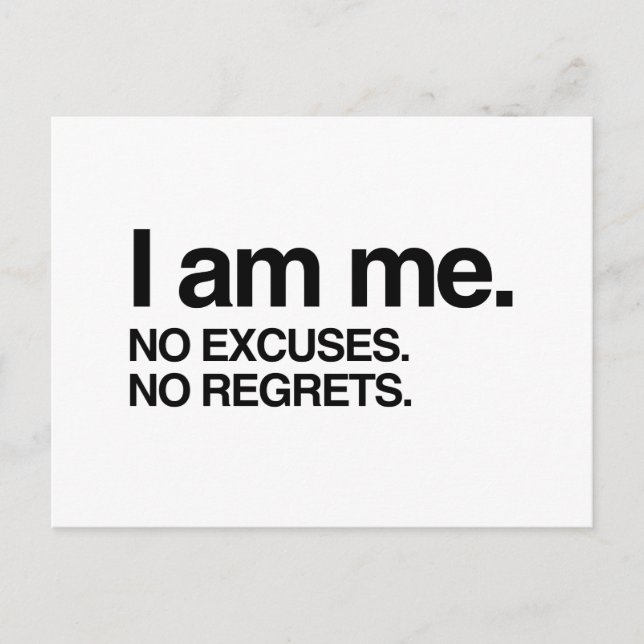 CARTE POSTALE JE SUIS MOI (Devant)