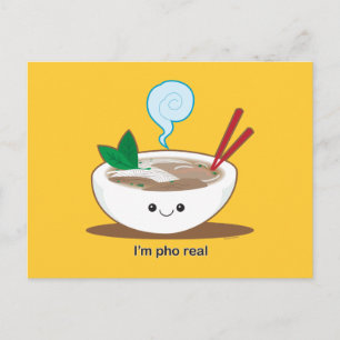 Carte Postale Je suis Pho vrai