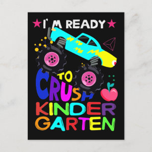 Carte Postale Je suis prêt à écraser la maternelle