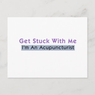 Carte Postale Je suis un acupuncturiste