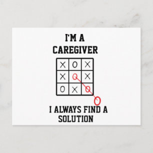 Carte Postale Je suis un aidant, je trouve toujours une solution