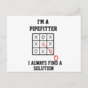 Carte Postale Je suis un ajusteur de tuyauterie, je trouve toujo