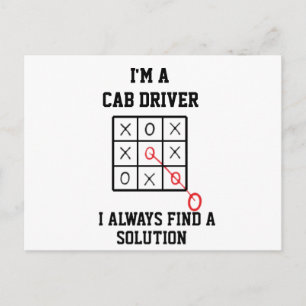 Carte Postale Je suis un chauffeur de taxi, je trouve toujours u