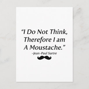 Carte Postale Je Suis Une Moustache