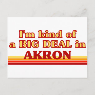 Carte Postale Je suis une sorte de GROS ACCORD à Akron