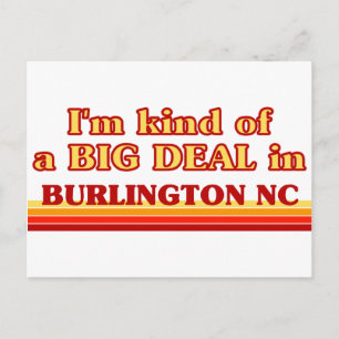 Carte Postale Je suis une sorte de GROS ACCORD à Burlington