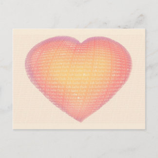 Carte Postale Je t'aime