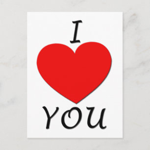 Carte postale Je T'Aime