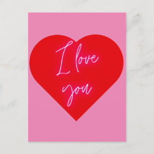 Carte Postale Je t'aime