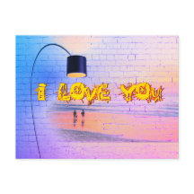 Carte postale Je t'aime
