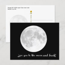 Je t'aime à la lune et au retour. SD -