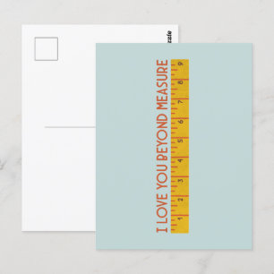 Carte Postale Je T'Aime Au-Delà De La Mesure