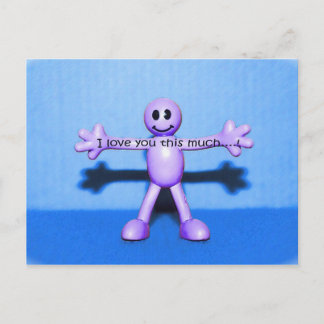 Carte Postale Je t'aime autant ! ! !