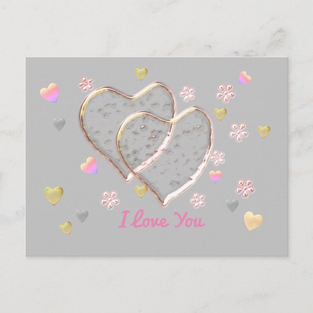 Carte Postale Je t'aime...plus que n'importe quel mot ne peut le (Devant)