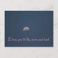 Je t'aime sur la lune et de retour ~
