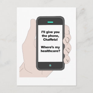 Carte Postale Je te donnerai le téléphone, où est mon système de