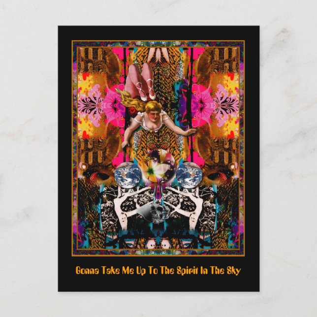 Carte Postale Je Vais Reprendre L'Esprit Dans Le Ciel (Devant)