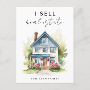 Carte Postale Je vends du marketing immobilier