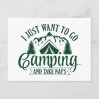 Je veux juste aller camper et faire des siestes