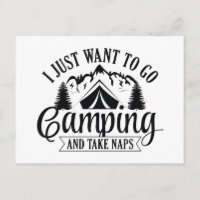 Je veux juste aller camper et faire des siestes
