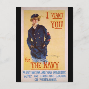 Carte Postale Je Veux Vous Pour Le Recrutement De La Première Gu