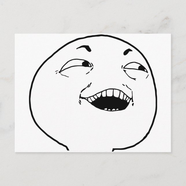 Carte Postale Je vois ce que tu as fait là - mème (Devant)