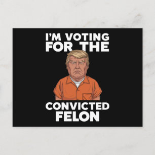 Carte Postale Je Vote Pour Le Condamné Féon Pro Trump 2024