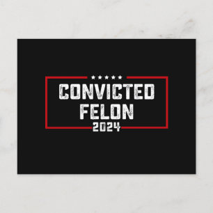 Carte Postale Je Vote Pour Le Féon Condamné Pro Trump 2024