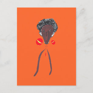 Carte Postale Je vous aime Nakupenda Swahili