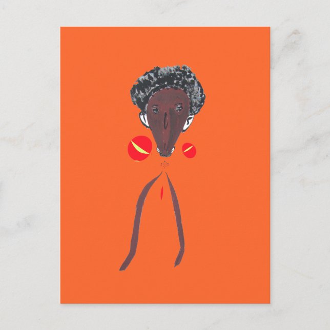 Carte Postale Je vous aime Nakupenda Swahili (Devant)