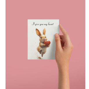 Carte Postale Je vous donne mon coeur