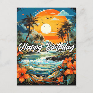 Carte Postale Je Vous Souhaite Un merveilleux anniversaire