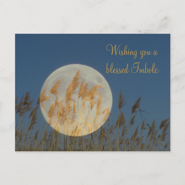 Carte Postale Je vous souhaite une bénédiction Imbolc (Devant)