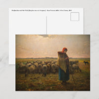 Jean-Francois Millet - Berger et troupeau 1863