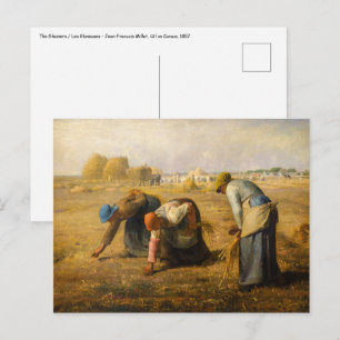 Carte Postale Jean-François Millet - Les Gleaners