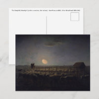 Jean-Francois Millet - Plié, Lune 1860