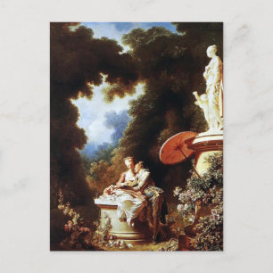 Carte Postale Jean-Honore Fragonard - La confession de l'amour