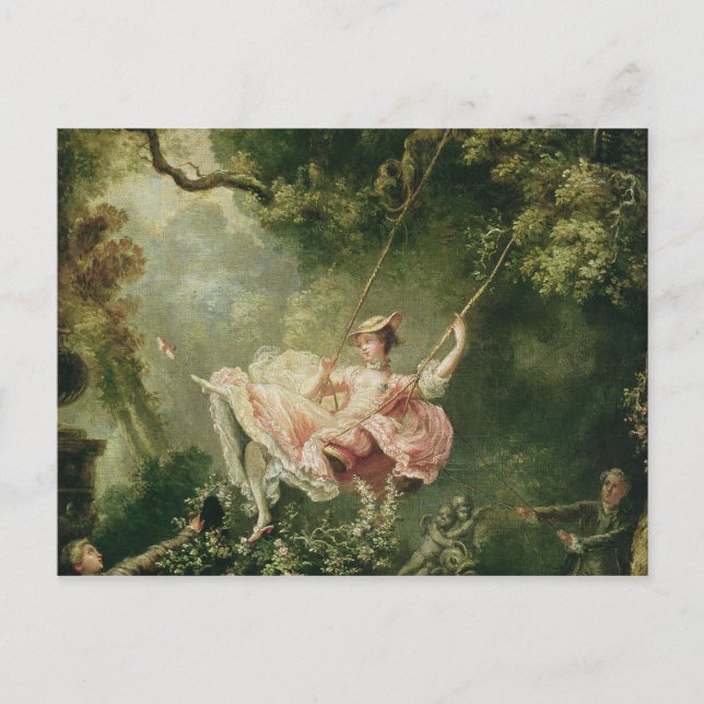 Carte Postale Jean-Honoré Fragonard - La Coupe (Devant)