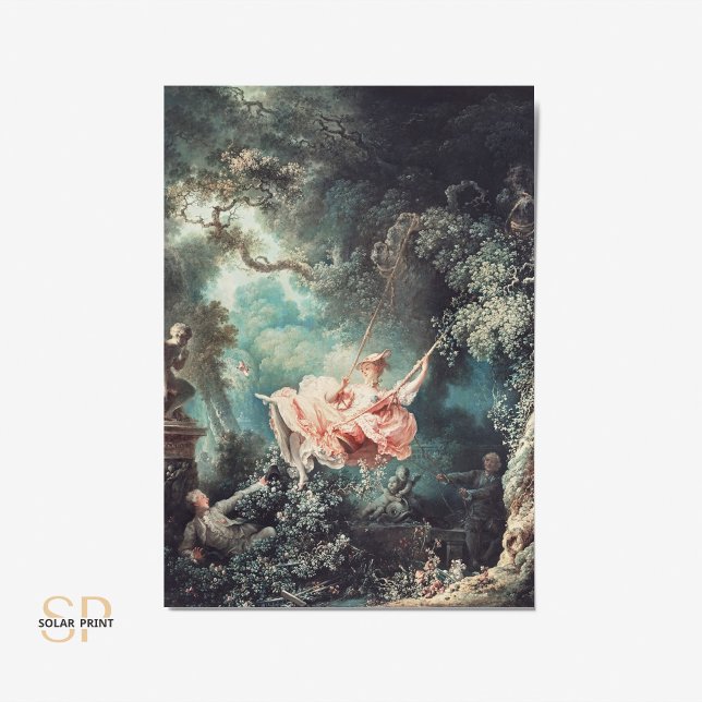 Carte Postale Jean-Honoré Fragonard L'art de la peinture à voile (Créateur téléchargé)