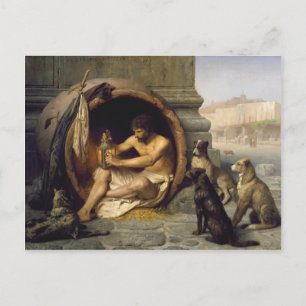 Carte Postale Jean-Leon Gerome- Diogenes