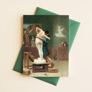 Carte Postale Jean-Leon Gerome Pygmalion et Galatea Myth Art