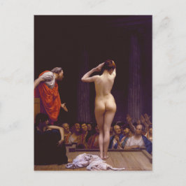 Carte Postale Jean Leon Gerome Vente d'esclaves à Rome