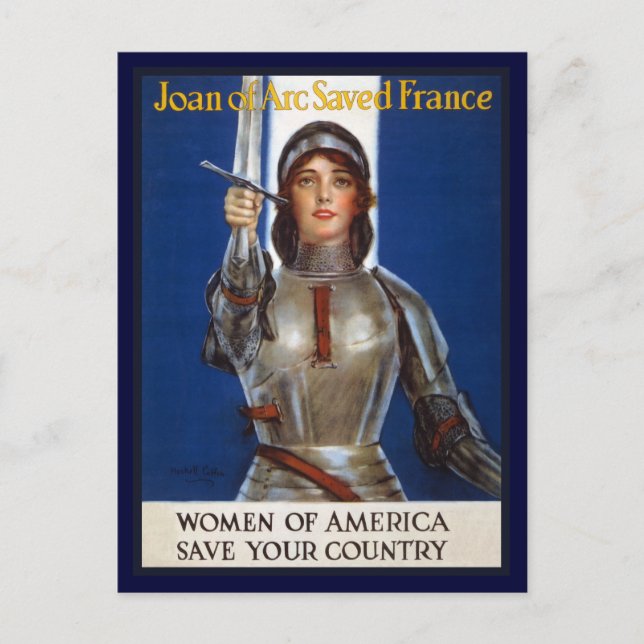Carte Postale Jeanne d'Arc : La servante d'Orléans, héroïne du c (Devant)