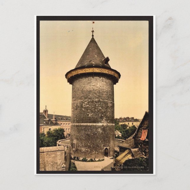 Carte Postale Jeanne de la Tour d'Arc, Rouen, France Photoch vin (Devant)